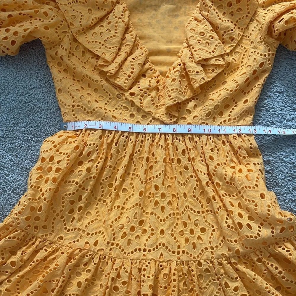 SAYLOR ZERINA MINI DRESS IN SUNFLOWER - Picture 8 of 9